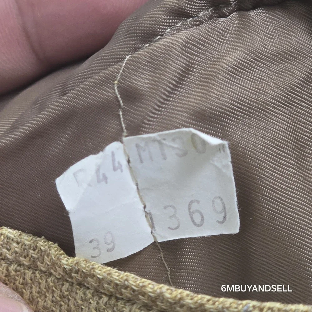 Jones New York‎ Silk Wool Blazer 44R Tan Sport Coat Classic Tailored Jacket